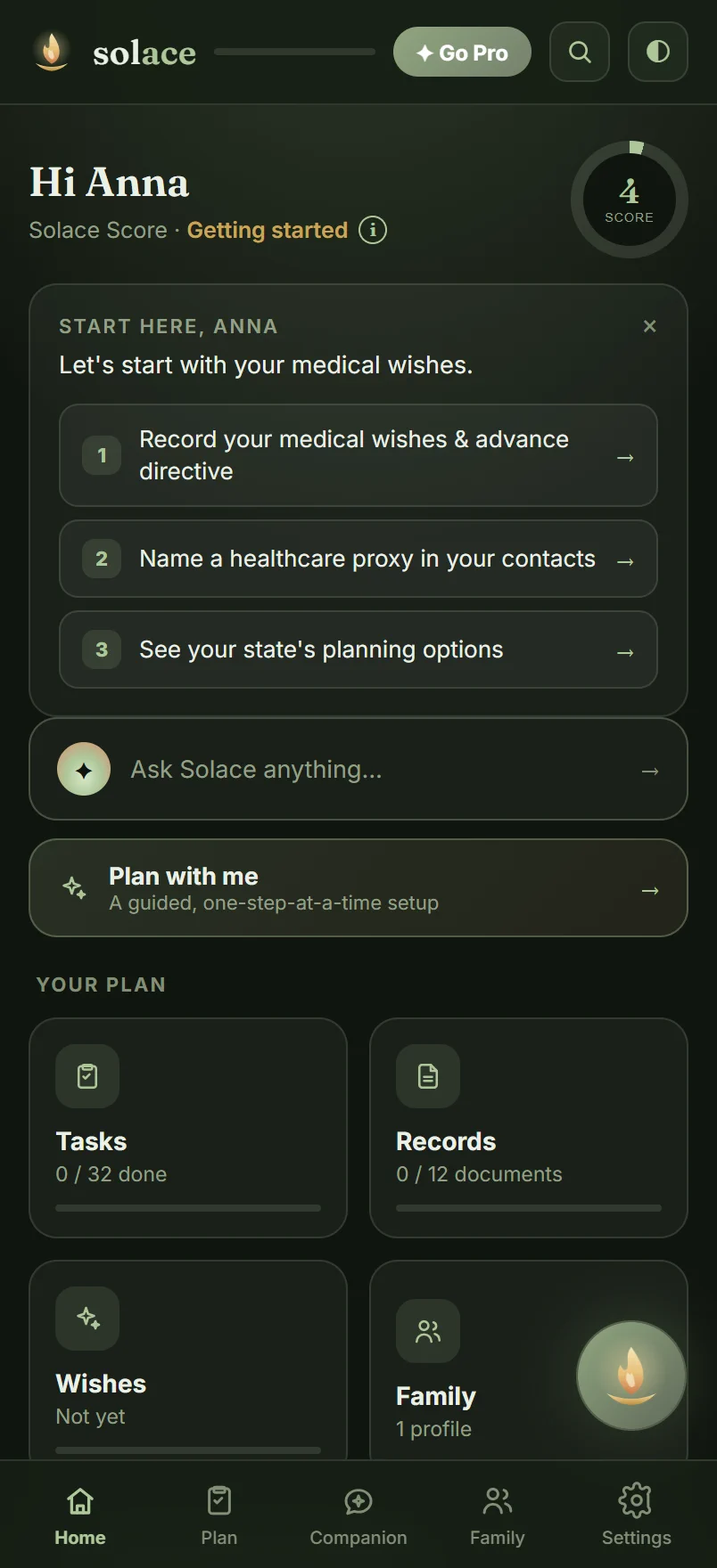 Solace — Sage theme
